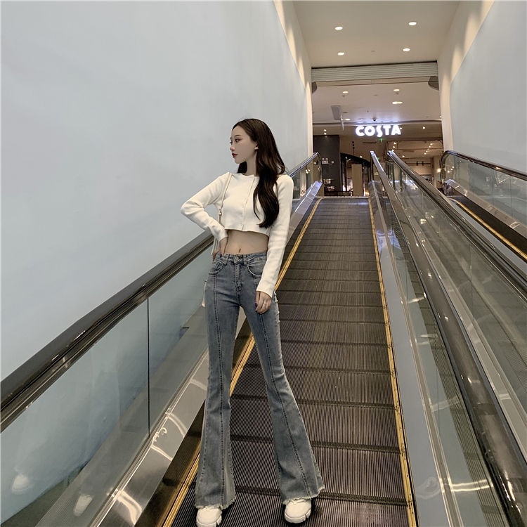 Quần Jeans Nữ Lưng Cao Ôm Dáng 2022