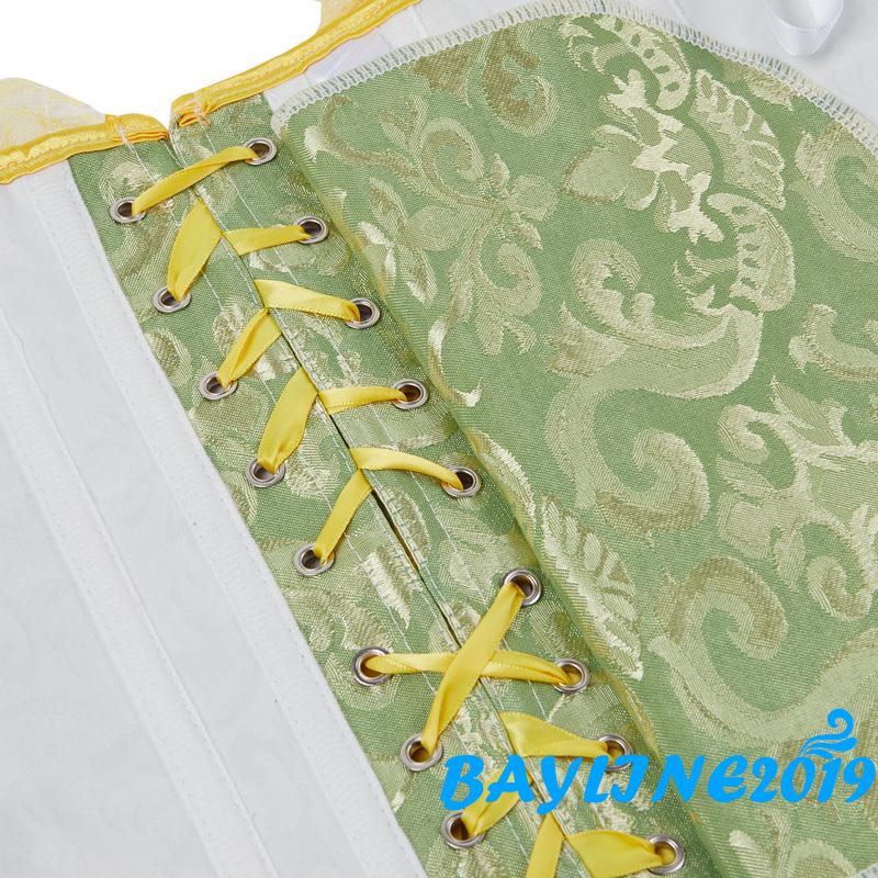Đai nịt bụng định hình xương cá phối ren hoa có dây rút cho nữ