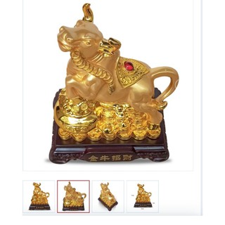 Tượng trâu vàng phát tài