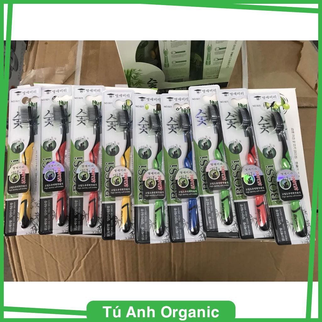 Bàn Chải Đánh Răng Than Tre Hoạt Tính Hàn Quốc BOSSI NO921