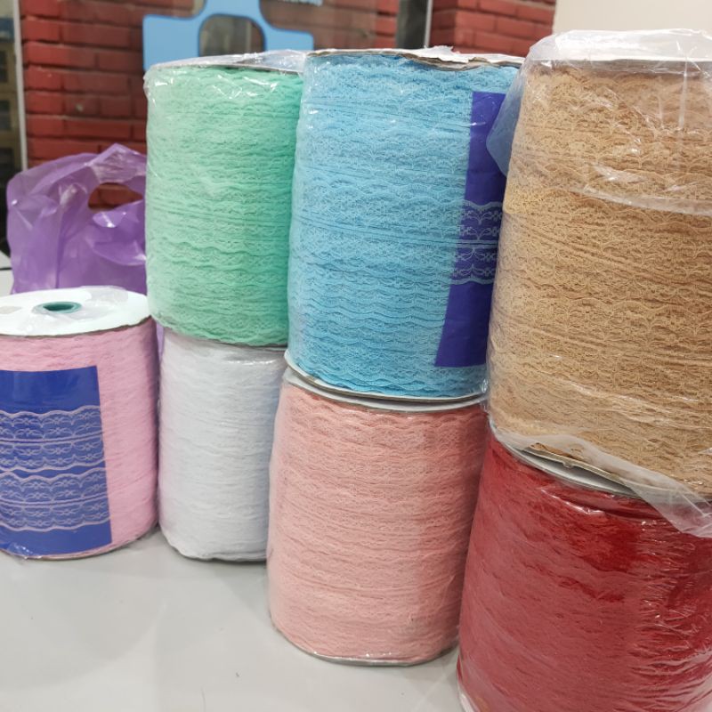 DIY - Cuộn 10 mét ruy băng ren kích thước 4,5cm