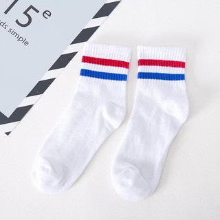 Combo 5 Đôi Tất Kẻ Cổ Cao Thời Trang TK01