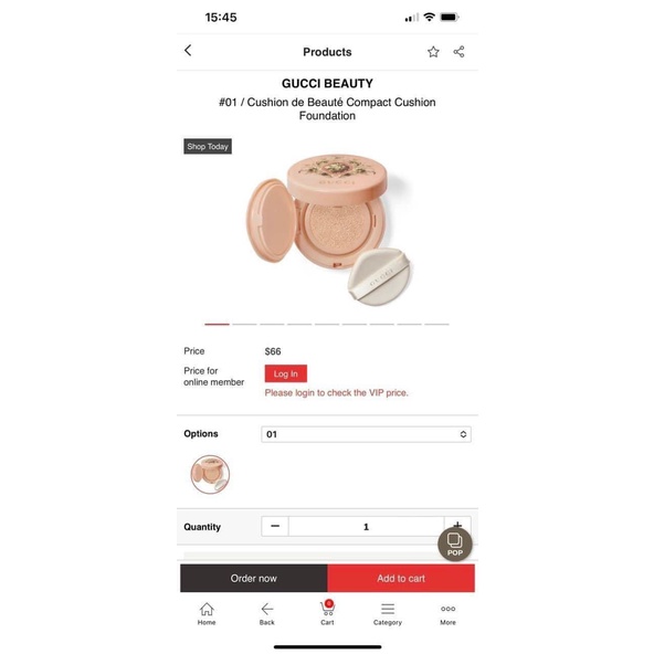 Cushion Gucci De Beauté