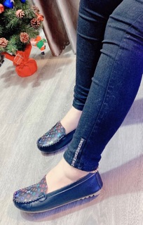 (Th12/2019) Giày mọi Nữ, chất da siêu mềm. (2 màu)