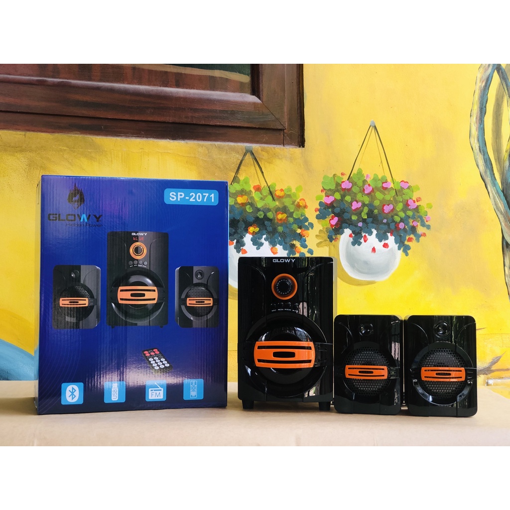 [HOT] Loa vi tính Gloway 2.0 - SP 2071 -  Âm thanh HD cực chất - Tích hợp Blutooth, USB, thẻ nhớ - BH 12 tháng