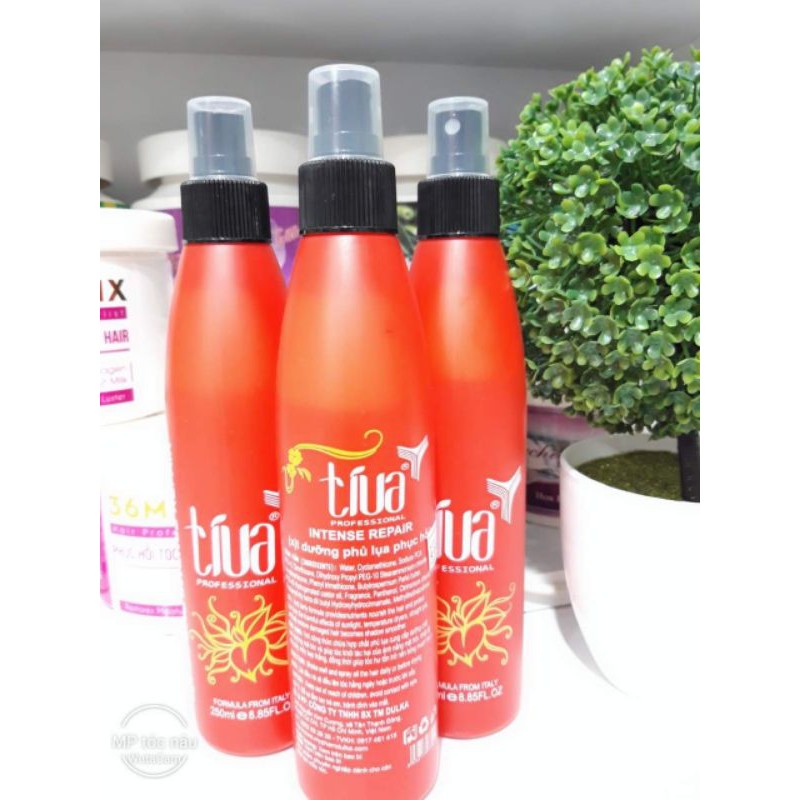 Xịt dưỡng tóc TIVA công nghệ Italy hàng công ty chính hãng, Dưỡng Phủ Lụa Tóc Tiva - Hair Care Q4