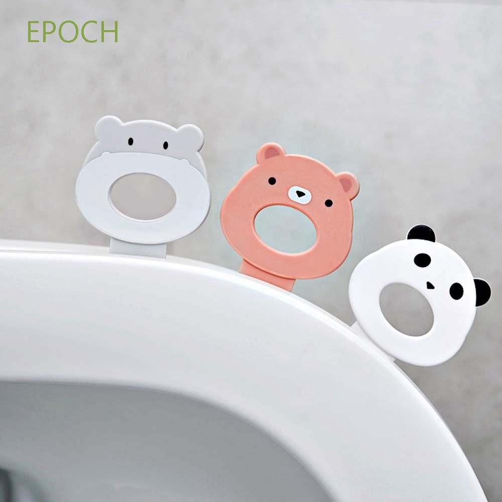 1 Cặp Vòng Kẹp Bệ Ngồi Toilet Bằng Nhựa Nhiều Màu Sắc Tiện Dụng