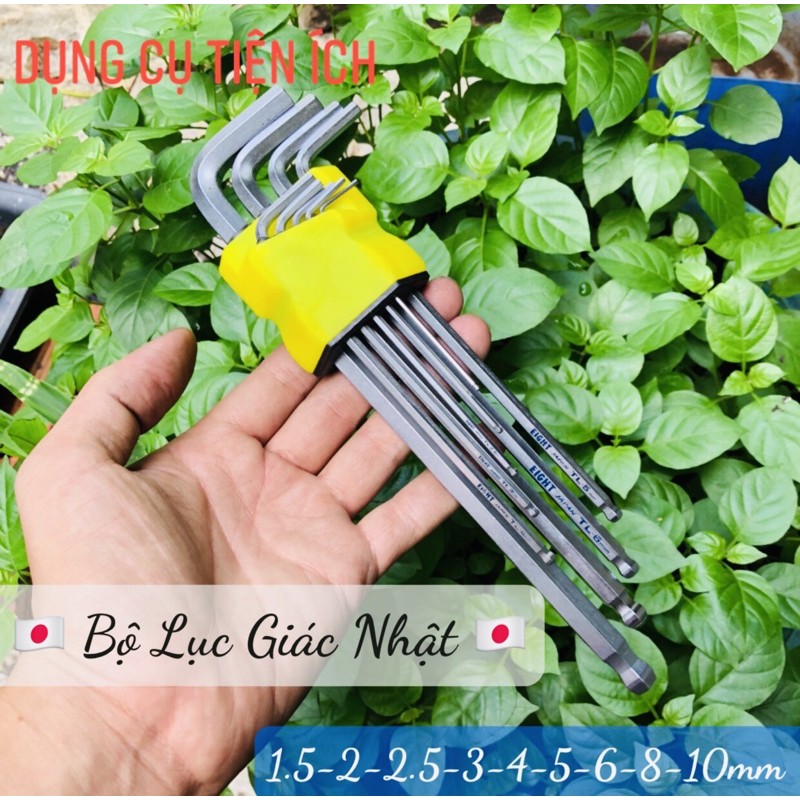 Bộ Lục Giác Nhật Bãi 9 Cây EIGHT-KTC 🇯🇵🇯🇵🇯🇵