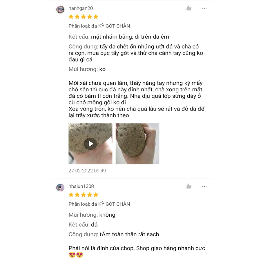 Đá Kỳ Tắm Tự Nhiên Tẩy Da Chết Làm Đẹp Da - Đá Cuội Sông Lô Hàng Tuyển Chọn Đẹp Xuất Sắc 100% Tự Nhiên - Mua 1 Tặng 1