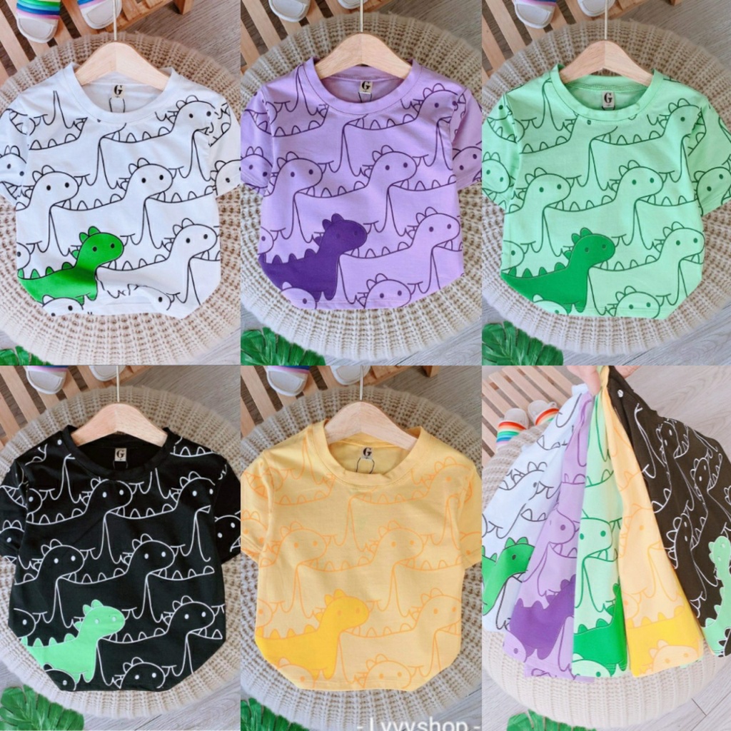 Lyvyshop - (Có size Đại) Áo thun cộc tay bé trai từ 09kg-42kg (giá 01 áo)