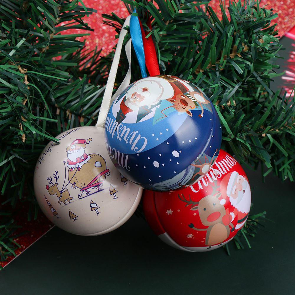 CHOOKEY Hộp Thiếc Đựng Kẹo Giáng Sinh Sáng Tạo