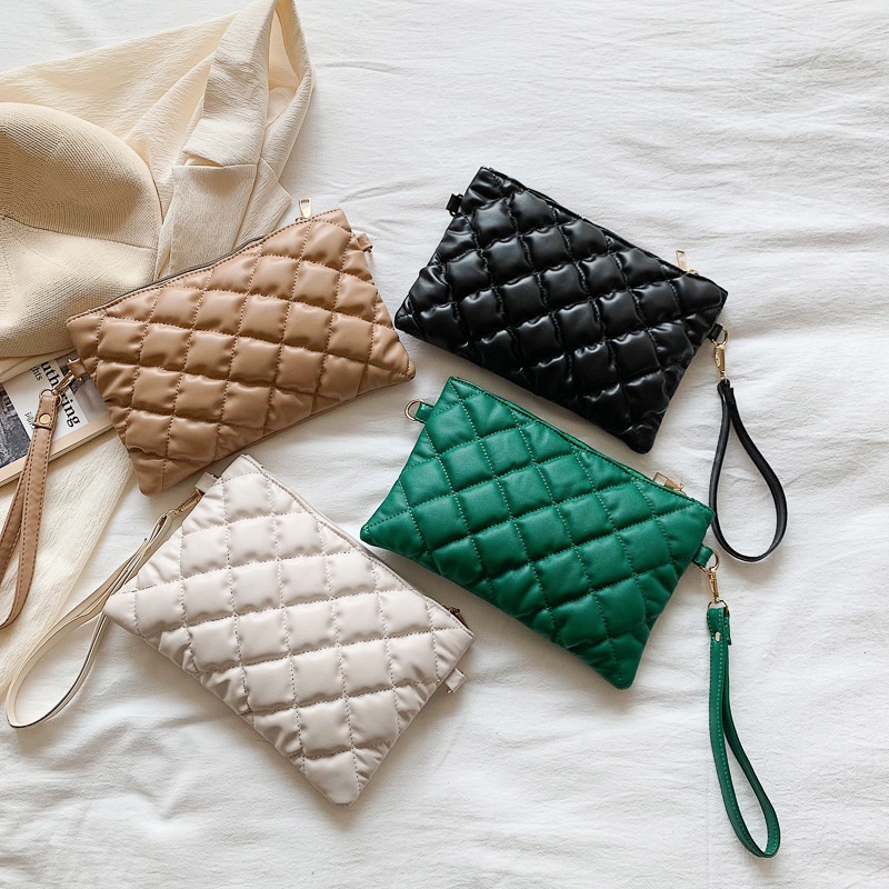 Túi xách nữ JASMIN NOIR họa tiết caro thời trang