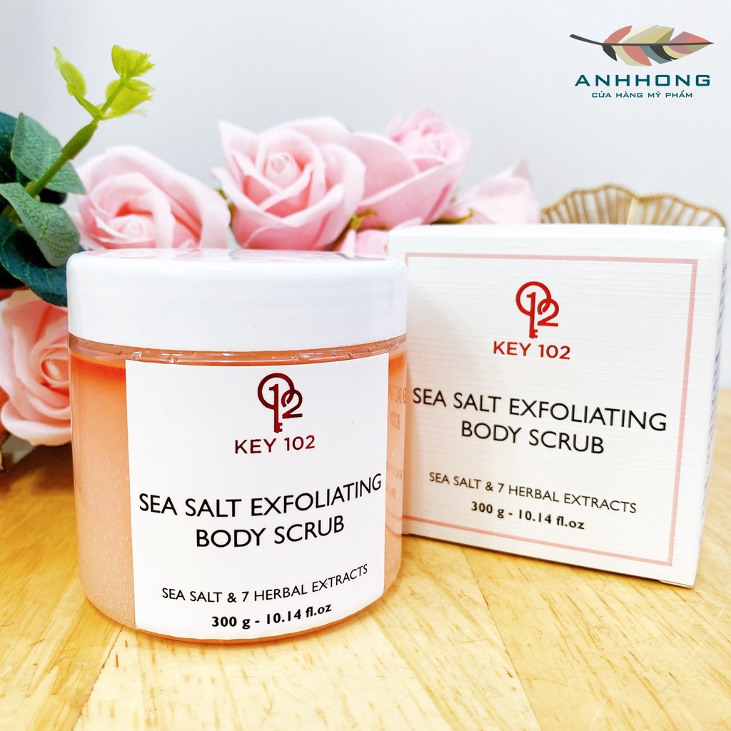 Muối tẩy tế bào chết cho body Key102 Sea Salt Exfoliating Body Scrub 300g