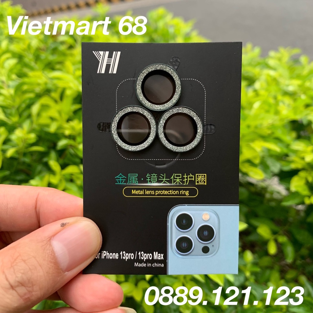 Mắt Bảo Vệ Camera Dành Cho iPhone 13-13Mini, 13Pro, 13ProMax - Màu Xanh Rêu Mới Siêu Hot
