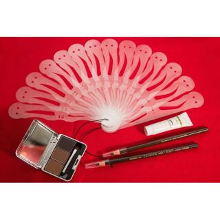 6 Khuôn vẽ + bột mày