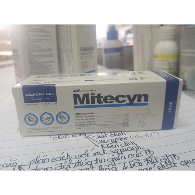 Thuốc xịt MYTECYN - Trị ve ghẻ cho chó mèo