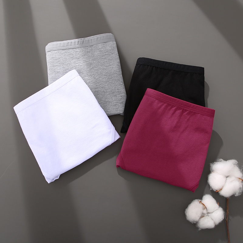 Cute Byte Quần Lót Cotton Không Đường May Lưng Cao Cỡ Lớn XL-5XL Dễ Thương Cho Nữ