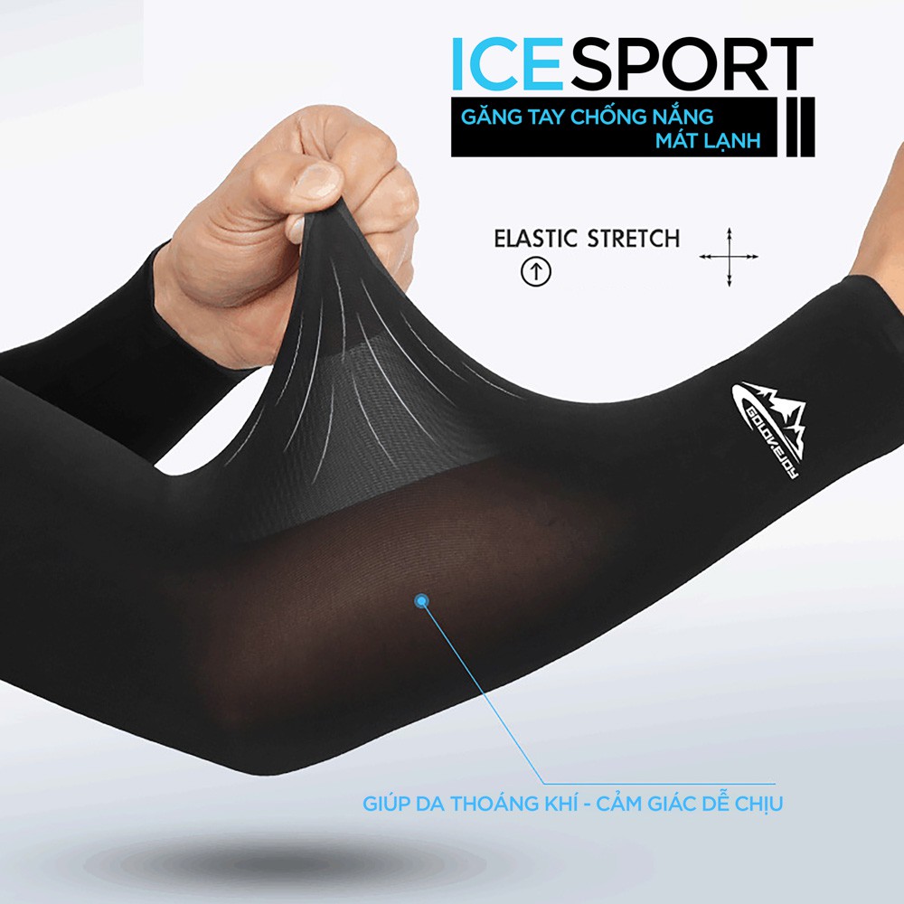 ICESPORT găng ống tay chống nắng UPF50+ mát lạnh Golovejoy