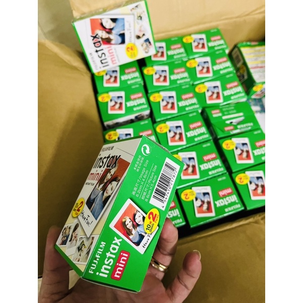 Fujifilm Instax Mini Film pack 10 tấm Date 2022 Giấy in dành cho máy ảnh Fujifilm Instax mini và máy Leica sofort