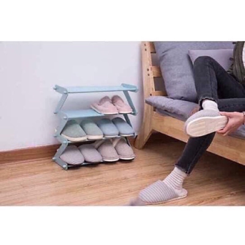 Kệ để giày chữ Z zích zắc đa năng gấp gọn