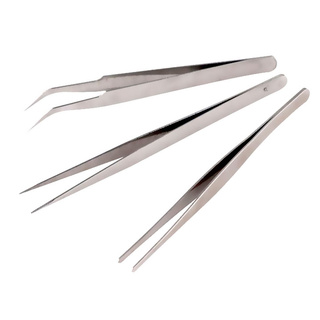 Bộ 3 Nhíp Kẹp Linh Kiện Điện Tử Vàng