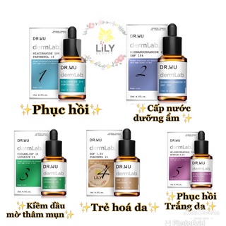 DR.WU Serum DermLab phục hồi và cấp nước chuyên sâu cho da 15ml