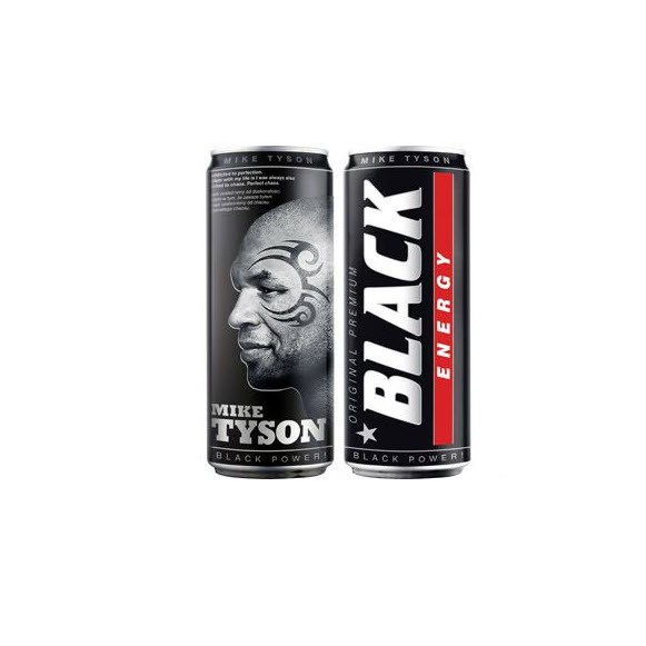 Nước Tăng Lực Mike Tyson The Original Premium Black Energy Ba Lan, lon 250ml | BigBuy360 - bigbuy360.vn
