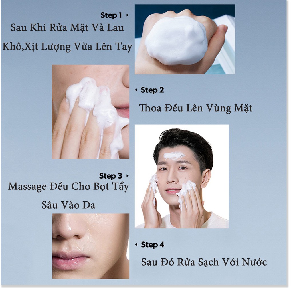 Tẩy Tế Bào Chết da mặt BLUEMAN dành cho Nam [Chính Hãng] | BigBuy360 - bigbuy360.vn
