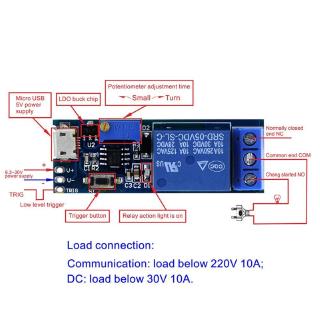 Mô-đun rơ le hẹn giờ 5V-30V chuyên dụng