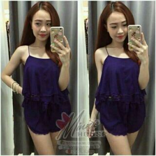 Set đồ bộ voan 2 dây
