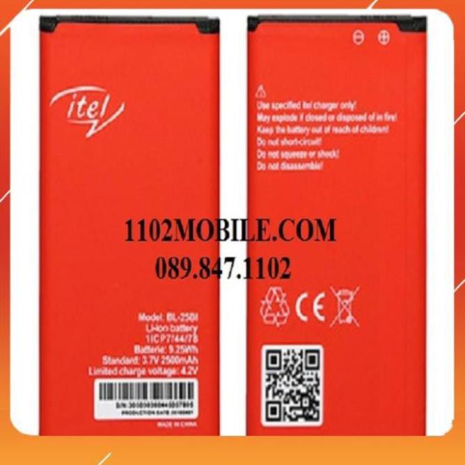 [BÁN CHẠY] PIN ĐIỆN THOẠI ITEL it5600 - it5602 - it5603 - it5610 - it5616 - it5620 - it5625 BL-25bi ZIN HÃNG