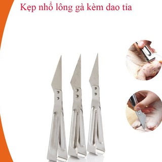 DAO NHÍP NHỔ LÔNG GÀ VỊT 2 TRONG 1