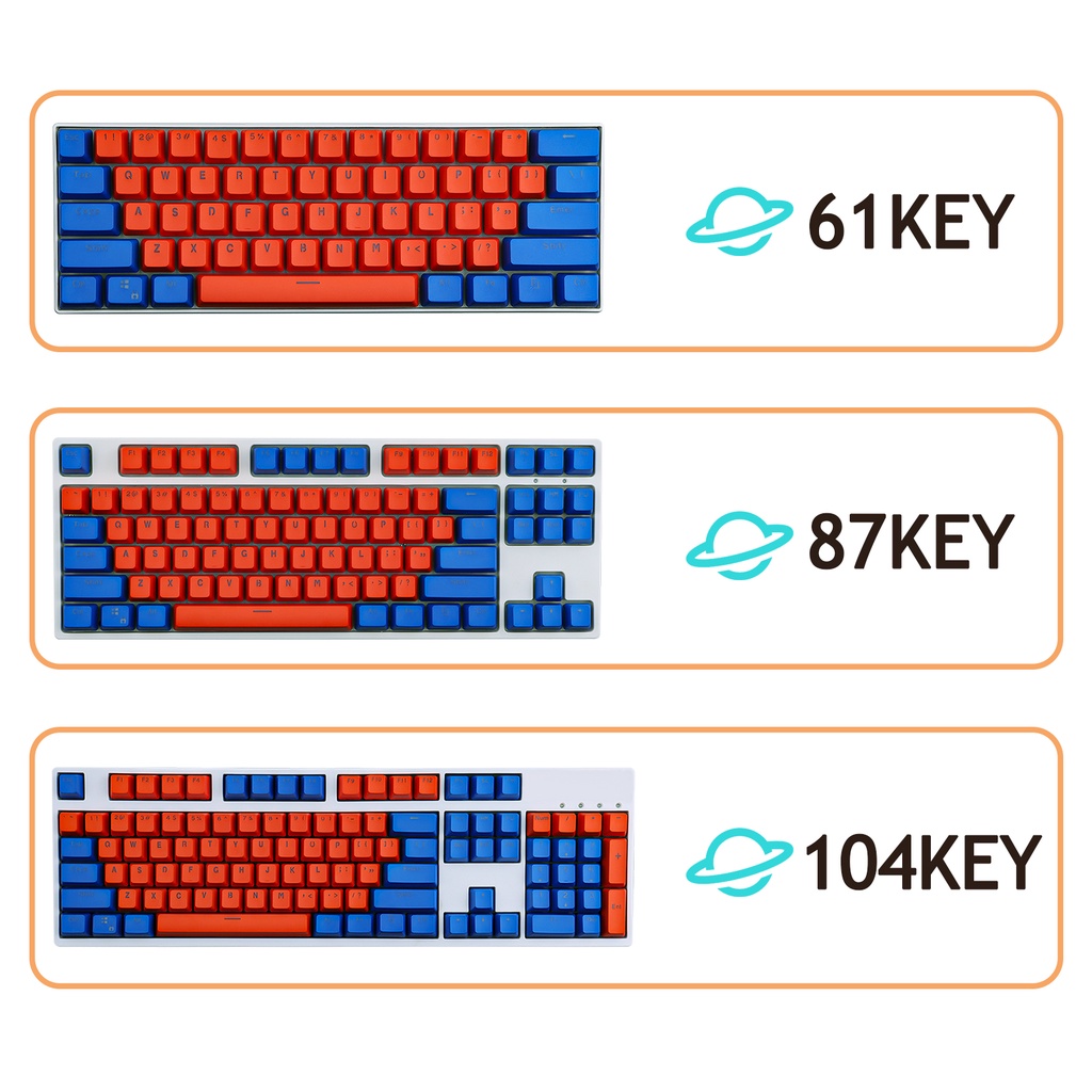 Nắp Đậy Bàn Phím Cơ 61 87 104 PBT Chuyên Dụng Dành Cho Annie / GK61 GH60 / RK61 / ALT61 / Annie / GK61
