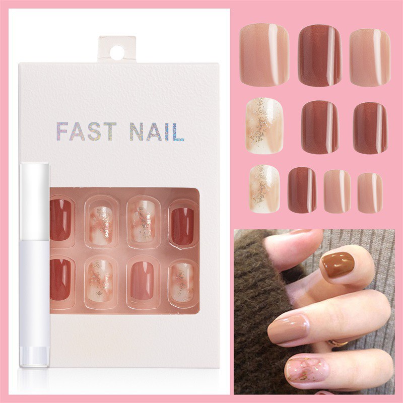Set 24 dán móng tay giả Fast Nail (tặng kèm chai keo dán)