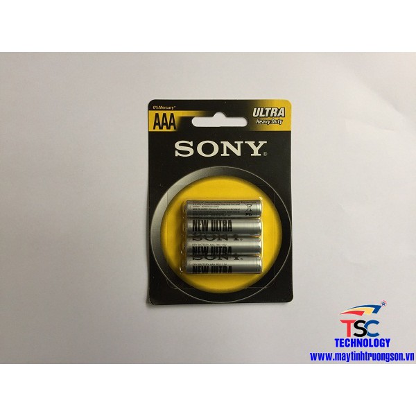 Pin SONY AAA - Dùng cho chuột không dây... (Vỉ 4 Viên pin)