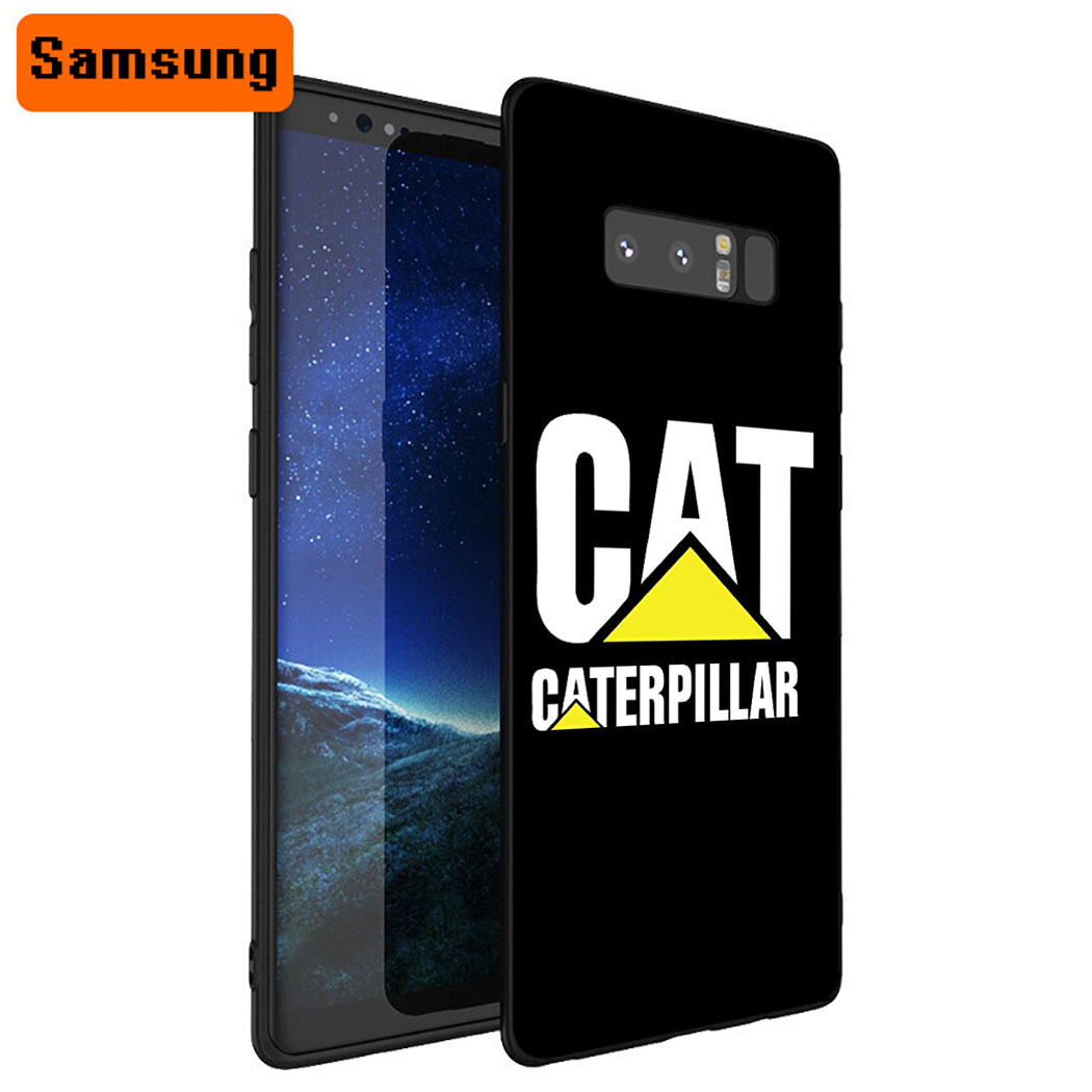 Ốp Điện Thoại Silicon Mềm Đen Hình Logo Cat Caterpillar Xc47 Cho Samsung S10e S20 Fe Ultra S10 Lite Plus