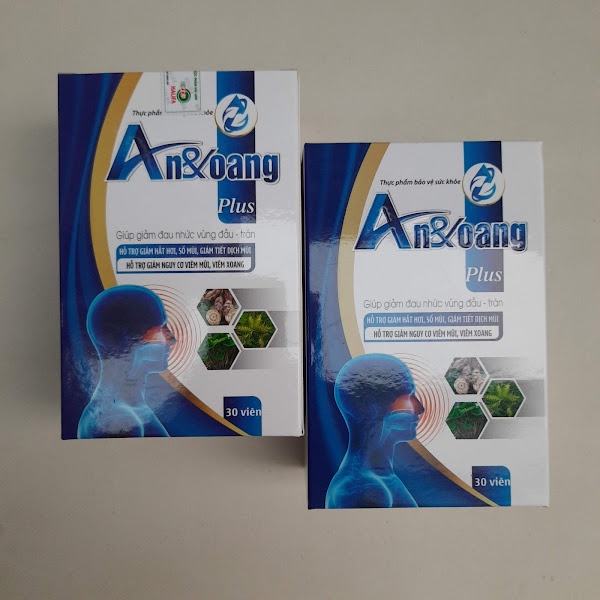 Viên uống xoang AN XOANG PLUS - Hỗ trợ giảm hắt hơi, sổ mũi An Xoang hiệu quả– Hộp 30 viên
