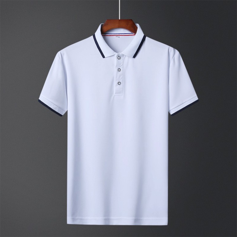 Áo phông nam ngắn tay cổ bẻ phối viền cao cấp : Kiểu dáng Hàn Quốc chất liệu cotton , co giãn 4 chiều | BigBuy360 - bigbuy360.vn