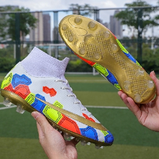 2020（AG Size：35-45）Giày bóng đá cổ cao Giày đá bóng chuyên nghiệp Thể thao ngoài trời Thích hợp cho Turf nhân tạo / Turf tự nhiên