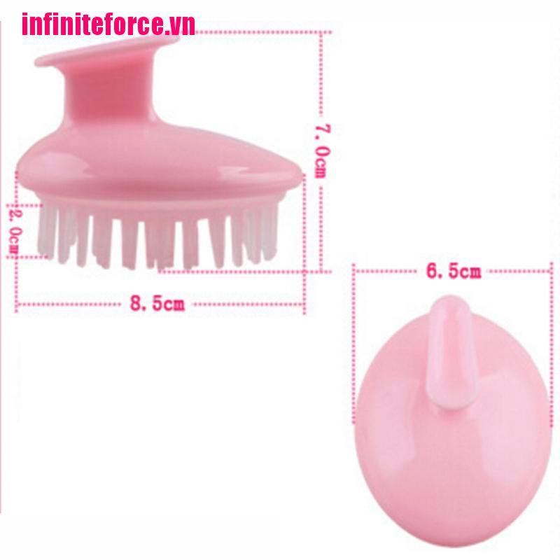 Bàn Chải Gội Đầu Mát Xa Cơ Thể Bằng Silicone Tiện Dụng