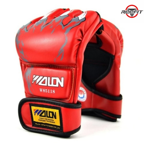 [Reefit Sport] Găng tay đấm boxing hở ngón MMA Wolon