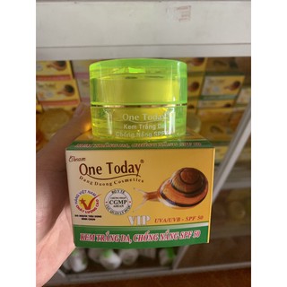 Kem ốc sên one today trắng da chống nắng spf 50 Vip 15g
