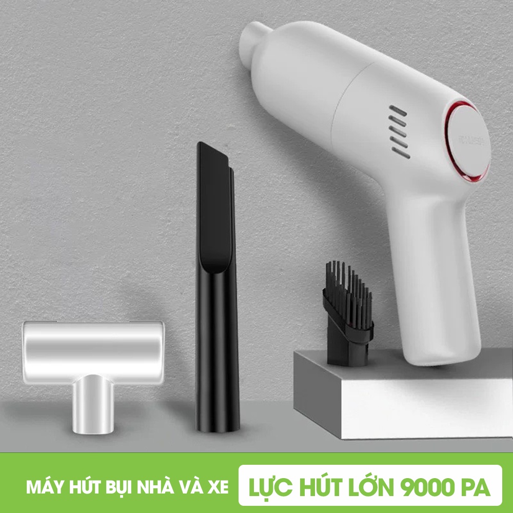 [Mã ELHA22 giảm 6% đơn 300K] Máy Hút Bụi Mini Đa Năng G-House LB-068C, Xử Lí Bụi Tự Động