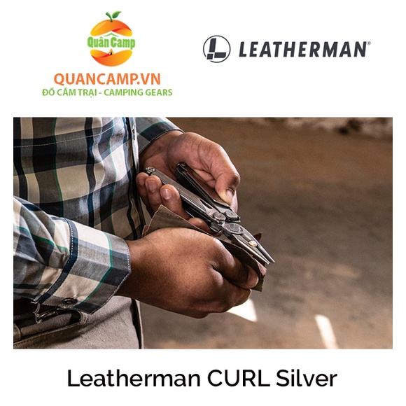 Dụng cụ cầm tay đa năng Leatherman CURL - Silver - 15 tools - Bảo hành chính hãng 25 năm