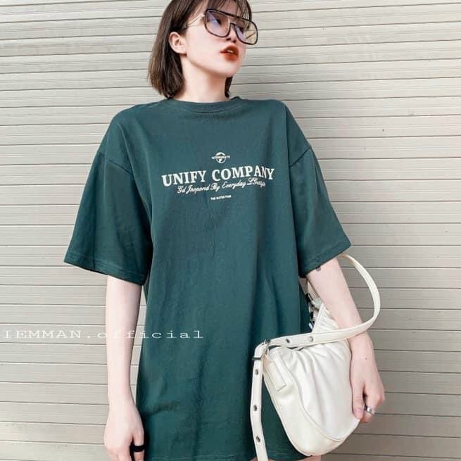 áo phông rộng nữ dập nữ UNIFY cá tính
