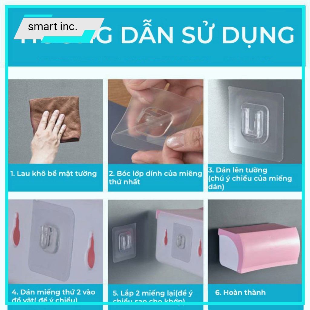 Móc Chữ U Dán Treo Đồ Đỡ Ổ Cắm Điện Tranh Ảnh Cục Phát Wifi Dính Chắc Trong Suốt Móc Dán Gắn Tường Máng Đồ Chịu Lực