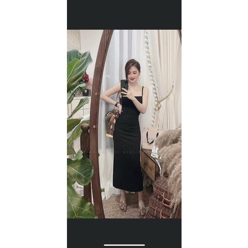 Váy 2 dây, váy body sexy chất thun ôm dáng