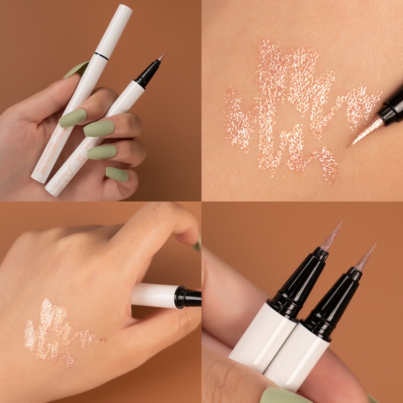 Bút Kẻ Mắt Dạng Lỏng Ánh Ngọc Trai Lấp Lánh Chống Thấm Nước Guicami YR