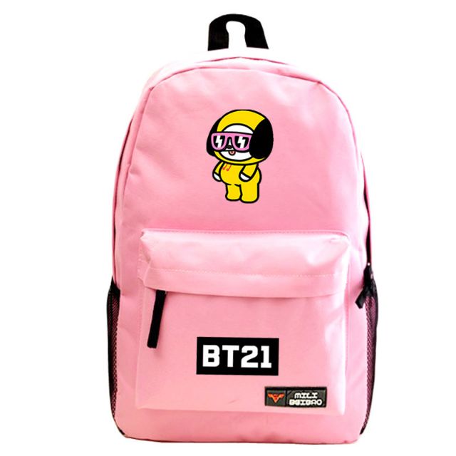 Balo BT21 hồng