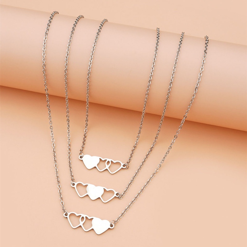 Vòng cổ KING Best Friend Bằng Thép Không Gỉ Phù Hợp Cho 3 Chị Em Và 3 Người Bạn